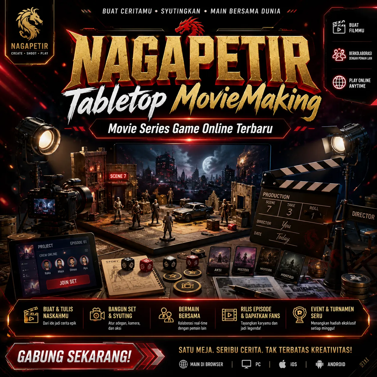 NAGAPETIR Tabletop MovieMaking Game Online